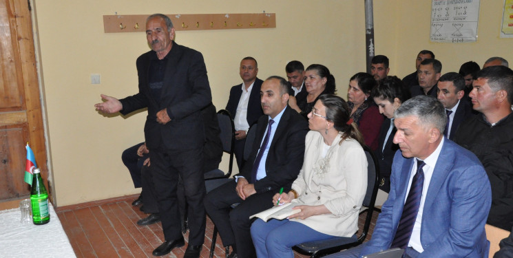 Şabran Rayon İcra Hakimiyyətinin başçısı Asif Hüseynov Qorğan kəndində səyyar qəbul keçirmişdir.